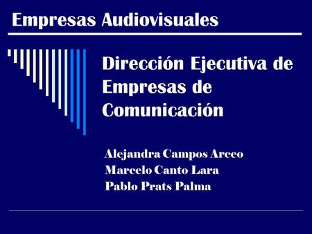 Dirección Ejecutiva de Empresas de Comunicación