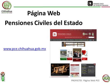 Pensiones Civiles del Estado PROYECTO: Página Web PCE
