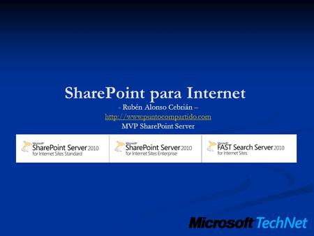 SharePoint para Internet