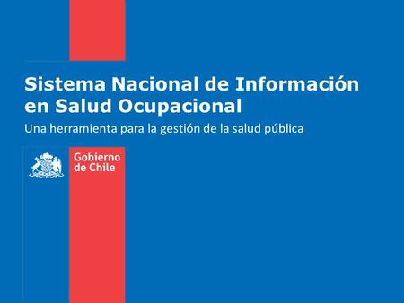 Sistema Nacional de Información en Salud Ocupacional