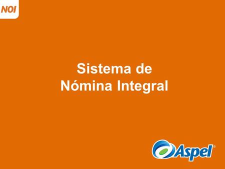 Sistema de Nómina Integral.