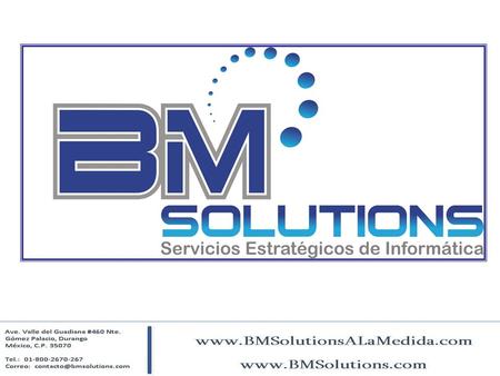 Soluciones y sistemas integrales