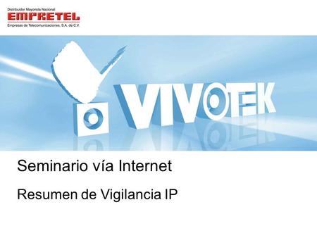 Seminario vía Internet