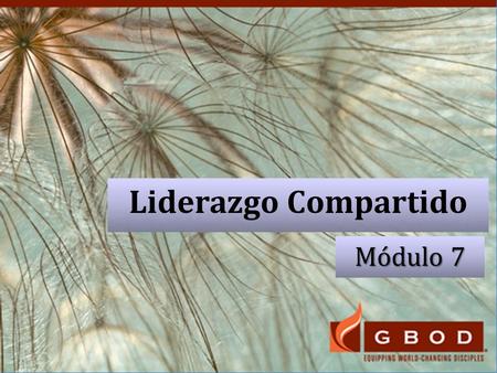 Module 7, Shared Leadership Slide 1