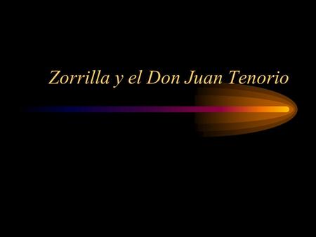 Zorrilla y el Don Juan Tenorio