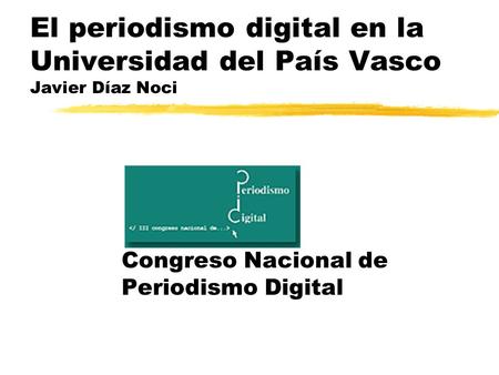 Congreso Nacional de Periodismo Digital