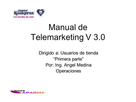 Manual de Telemarketing V 3.0