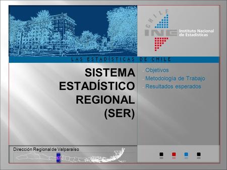 Dirección Regional de Valparaíso SISTEMA ESTADÍSTICO REGIONAL (SER) - Objetivos - Metodología de Trabajo - Resultados esperados.