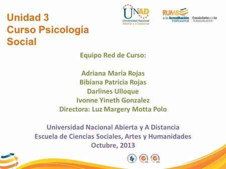 Curso Psicología Social
