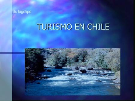 Su logotipo TURISMO EN CHILE.