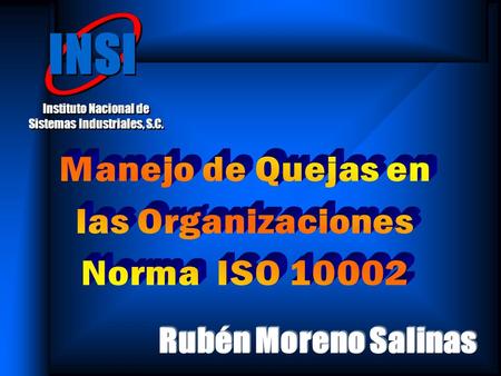 Sistemas de Calidad / ISO 9001:2000
