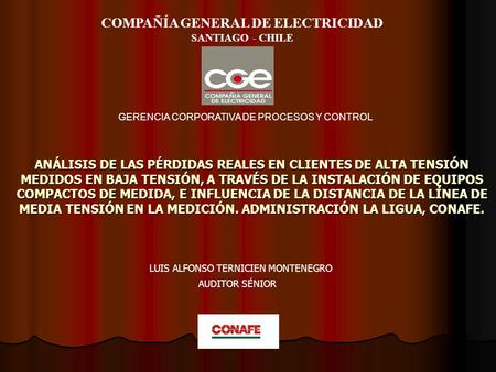 COMPAÑÍA GENERAL DE ELECTRICIDAD
