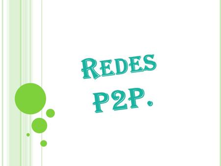 Redes P2P..