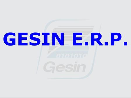 GESIN E.R.P..