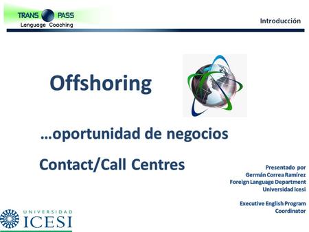 …oportunidad de negocios