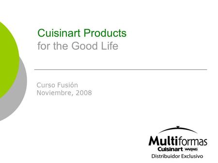 Cuisinart Products for the Good Life