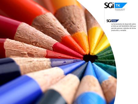 Principales Valores SGI Toolkit se presenta como una nueva capa de desarrollo sobre SDK de SAP B1 que aumenta sustancialmente el potencial de desarrollo.