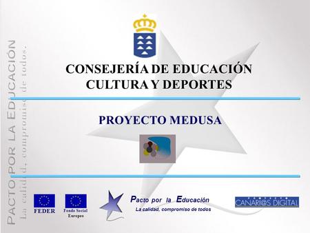 CONSEJERÍA DE EDUCACIÓN CULTURA Y DEPORTES