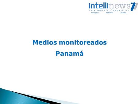 Medios monitoreados Panamá.