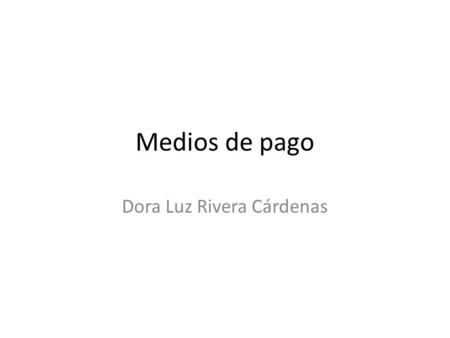 Dora Luz Rivera Cárdenas