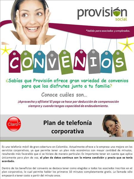 C O E N I N V O S Plan de telefonía corporativa Conoce cuáles son…