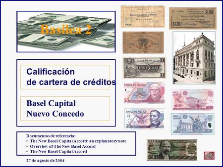 Basilea 2 Calificación de cartera de créditos Basel Capital