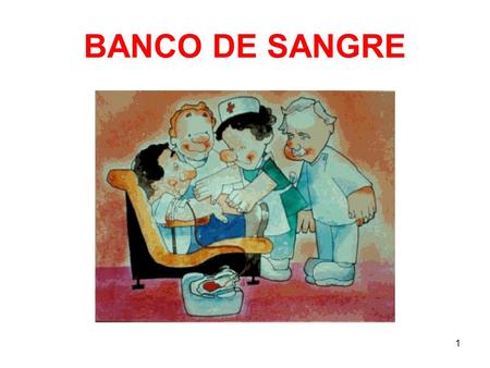 BANCO DE SANGRE.