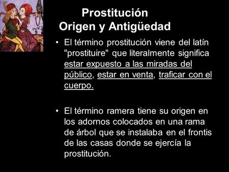 Prostitución Origen y Antigüedad