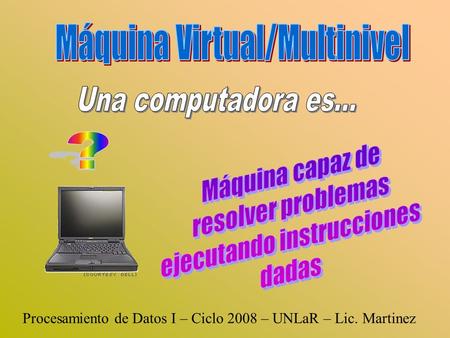 Máquina Virtual/Multinivel