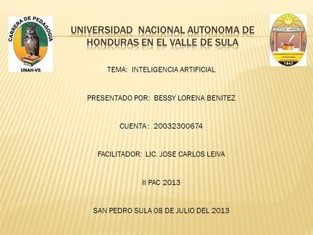 Universidad nacional autonoma de Honduras en el valle de sula