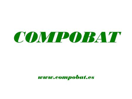COMPOBAT www.compobat.es.