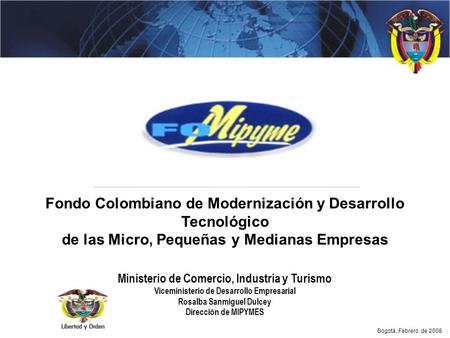 Fondo Colombiano de Modernización y Desarrollo Tecnológico