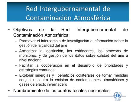 Red Intergubernamental de Contaminación Atmosférica