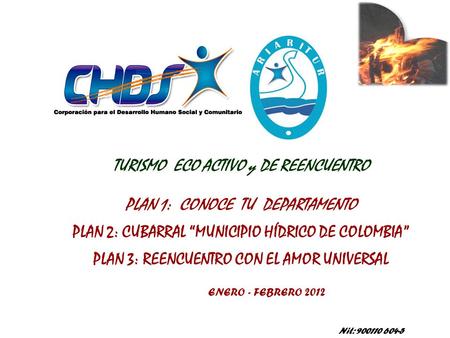 TURISMO ECO ACTIVO y DE REENCUENTRO PLAN 1: CONOCE TU DEPARTAMENTO