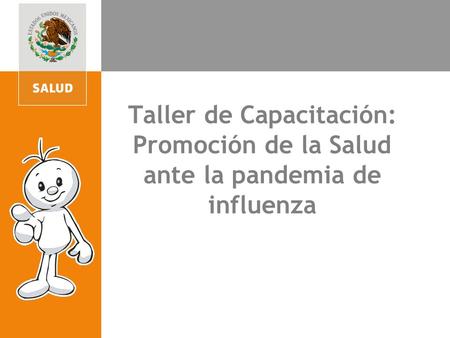 1. Competencias en salud. Taller de Capacitación: Promoción de la Salud ante la pandemia de influenza.