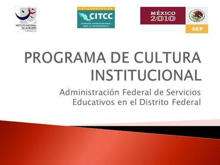 Administración Federal de Servicios Educativos en el Distrito Federal.