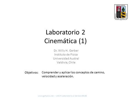 Laboratorio 2 Cinemática (1)