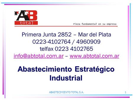 Abastecimiento Estratégico Industrial