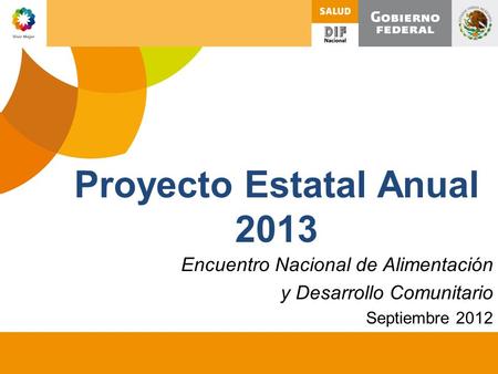 Proyecto Estatal Anual 2013