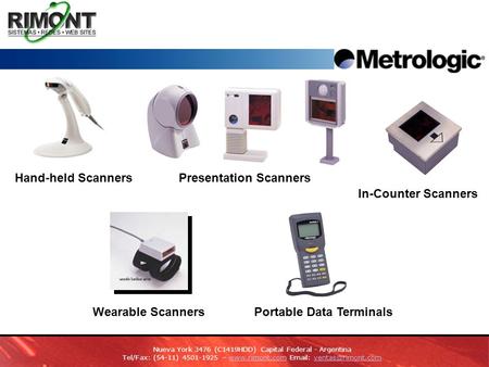 Presentation Scanners Portable Data Terminals