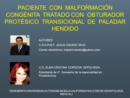 AUTORES: C.D.E.P.M.F. JESUS OSORIO RIOS Correo electrónico: