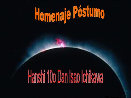 Hanshi 10o Dan Isao Ichikawa