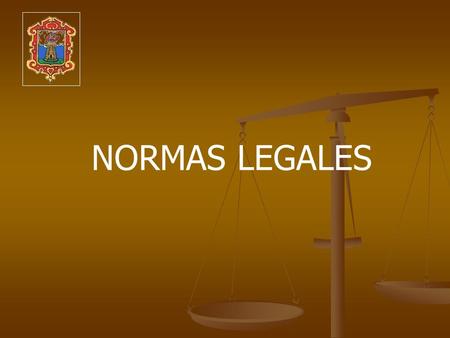 NORMAS LEGALES.