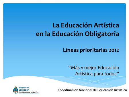 La Educación Artística en la Educación Obligatoria
