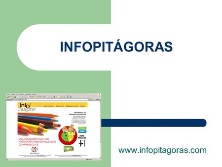 INFOPITÁGORAS www.infopitagoras.com.