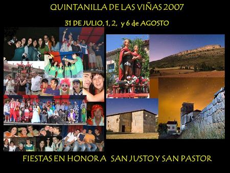 QUINTANILLA DE LAS VIÑAS 2007