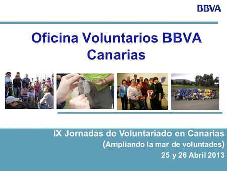 Oficina Voluntarios BBVA Canarias