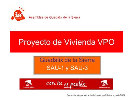 Proyecto de Vivienda VPO