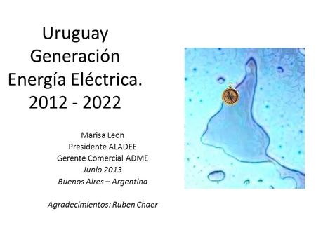 Uruguay Generación Energía Eléctrica