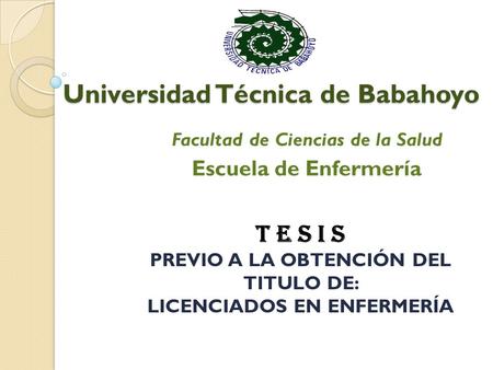 Universidad Técnica de Babahoyo